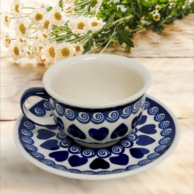 Tasse und Untertasse