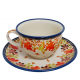 Tasse und Untertasse