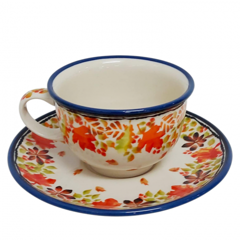 Tasse und Untertasse